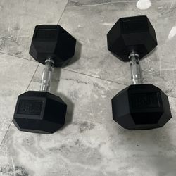 Cash only no Zelle Brand new pair never used 45lb rubber hex dumbbells total 90lb have other items too check page thxs