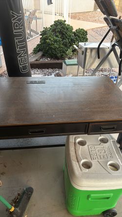 Wooden desk