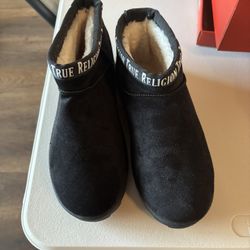 True Religion Boots Size 7 brand New In A Box They Have Never Been One. They Are Too Small. I Paid 119 I Will Let Them Go For $65.