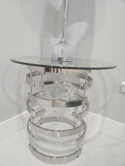 Elegant Silver Table