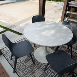 Ikea Table and Chairs Set of 4