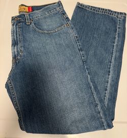 Old Navy Women’s Regular Fit Jeans 32x32 Blue 100% Cotton Straight Leg Denim Pants