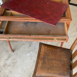 Antique Student Writing Desk