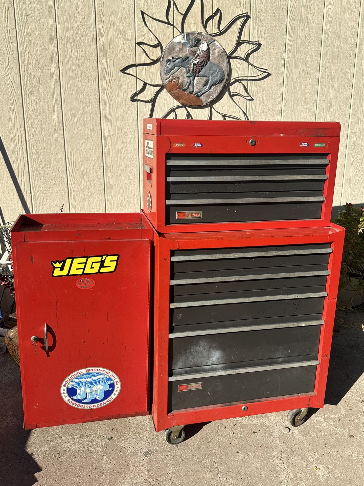 Vintage Craftsman Tool Box Combo