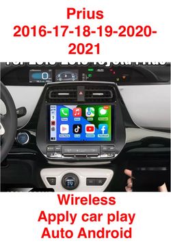 Wireless CarPlay,Android auto car screen 9” Prius 2016-17-18-19-20-2021🔥$107🔥PRICE WITHOUT INSTALLATION