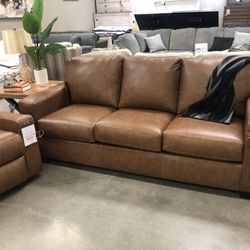 Brand New Leather sleeper Sofa!
