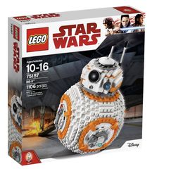 LEGO Star Wars BB-8 set (75187), disassembled and incomplete.