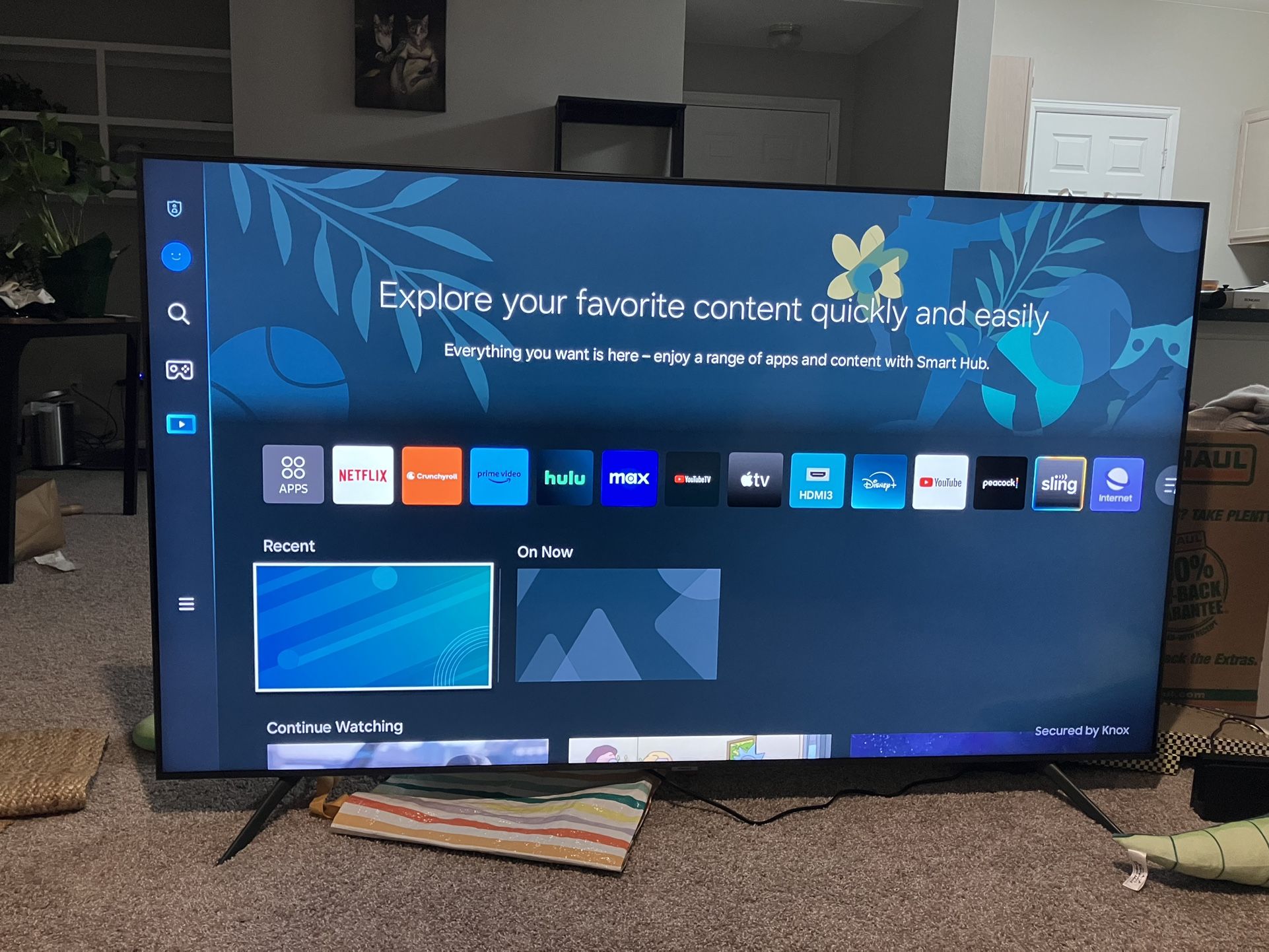 75” Samsung smart TV