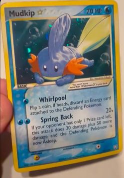 Goldstar mudkip Rocket ex Pokémon card