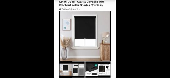 New in box Blackout no drill blinds
