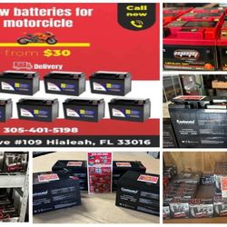 Nuevas baterías de motos garantía de 1 año