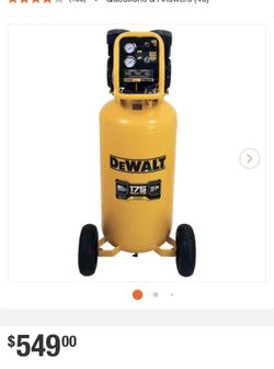 DEWALT 26 Gal. 175 PSI Ultra Quiet Portable Electric Air Compressor