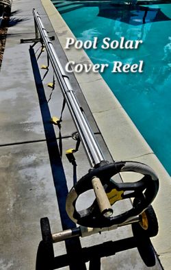 Pool Solar Cover Reel with Wheels