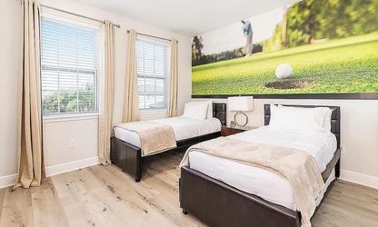 Twin bed with mattress