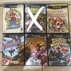 Nintendo GameCube Super Mario Games 