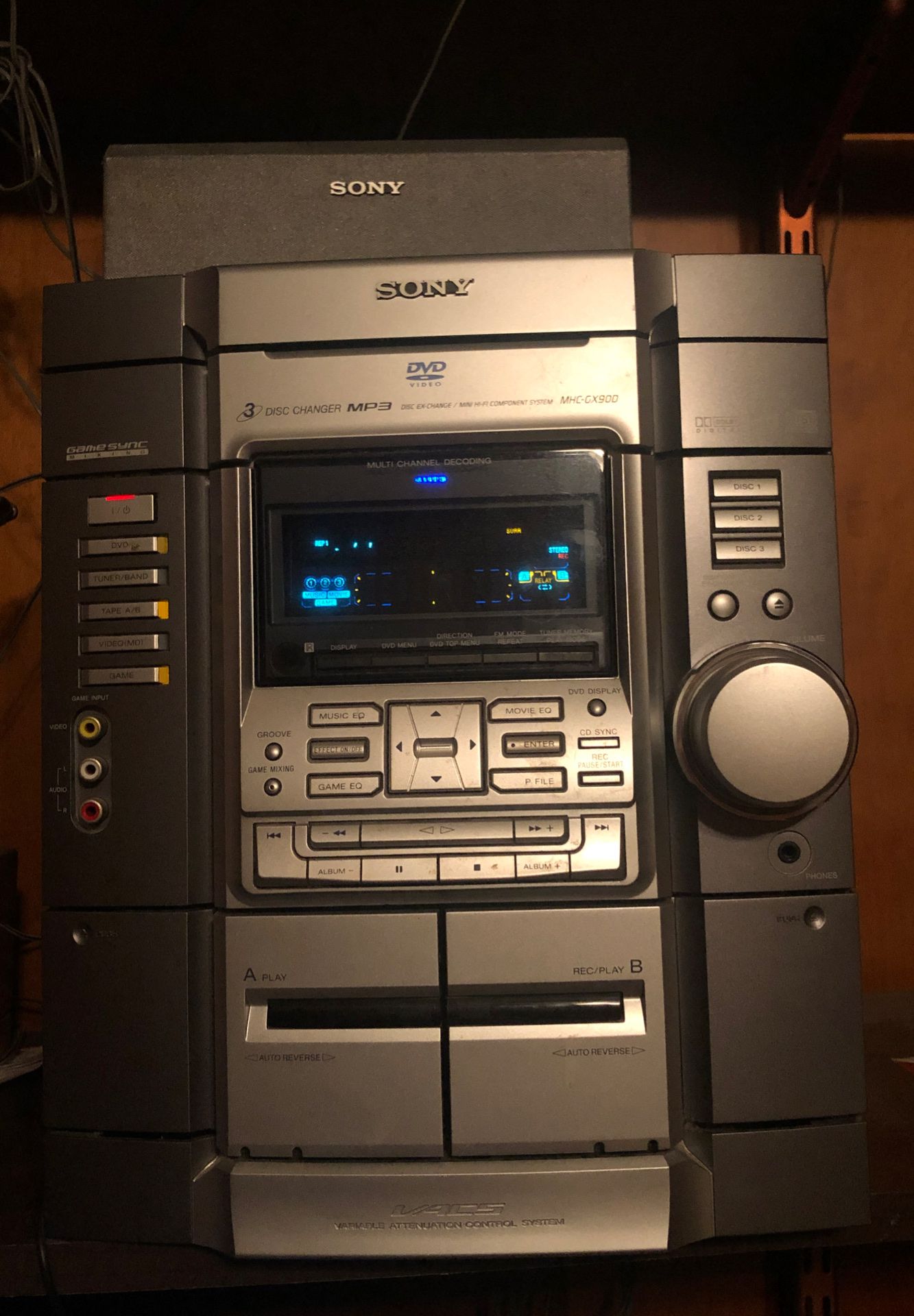 SONY Stereo Set - Radio, CD Player, Dual Cassette, Speakers