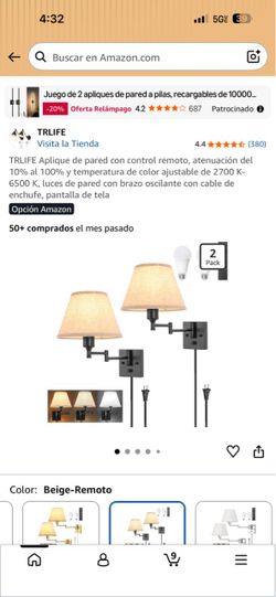 Set 2 lámparas new