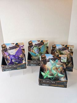 Lot Of 4 Dreamworks How To Train Your Dragon Rumblehorn, Skrill, Terrible Terrors and Gronckle 2025. All