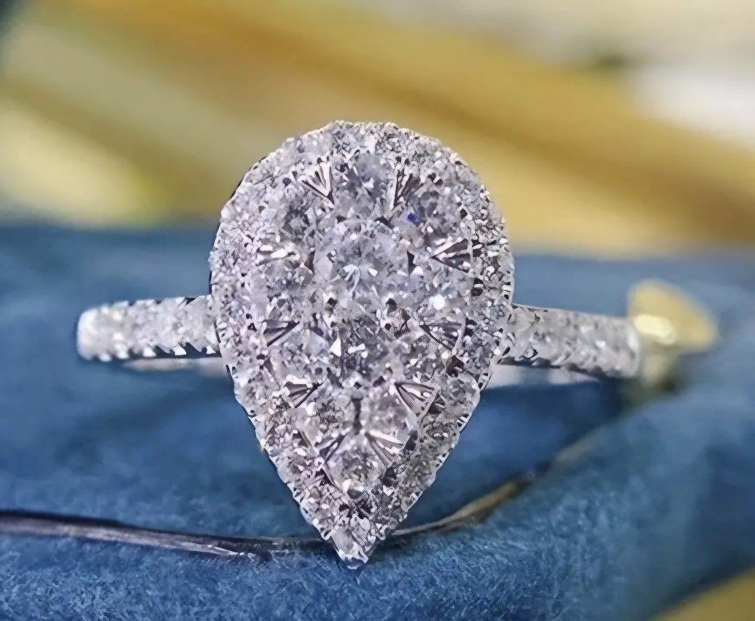 Pear Shape Custome Ring