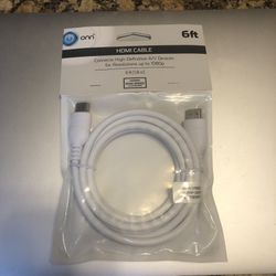 6 foot HDMI cable