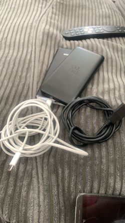 2 power banks  used for 2 months. 10k and 12k cables included