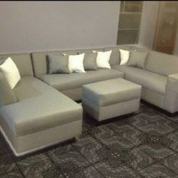 Large U Sectional Sofa Never Used 
