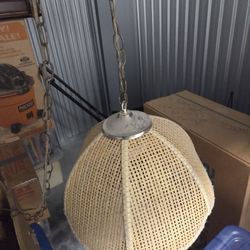 Lights - Pair Hanging With Chain Link 