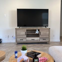Wood TV Stand 