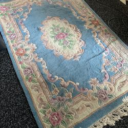 4x6ft Sculpted Thick Oriental Rug