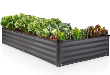 Large Metal Raised Garden Bed