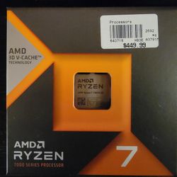 AMD Ryzen 7800x3d 8 core 16 thread Processor - New/Sealed
