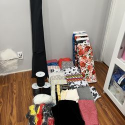 Cotton Fabric & Small Elastic 