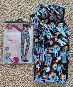 Rainbow Pony Dash Leggings - One Size Fits Most, Teen/Adult, Halloween, Dress up, Cosplay
