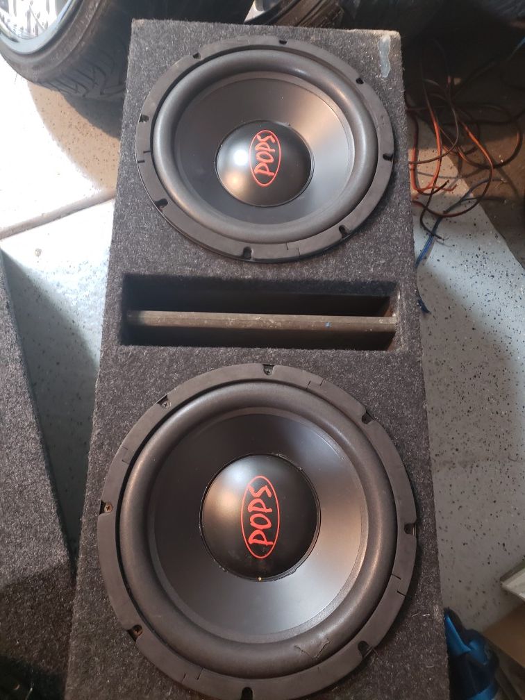 12 inch pops subwoofer