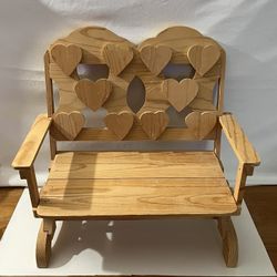 Bench & Rocking Chair (for dolls)