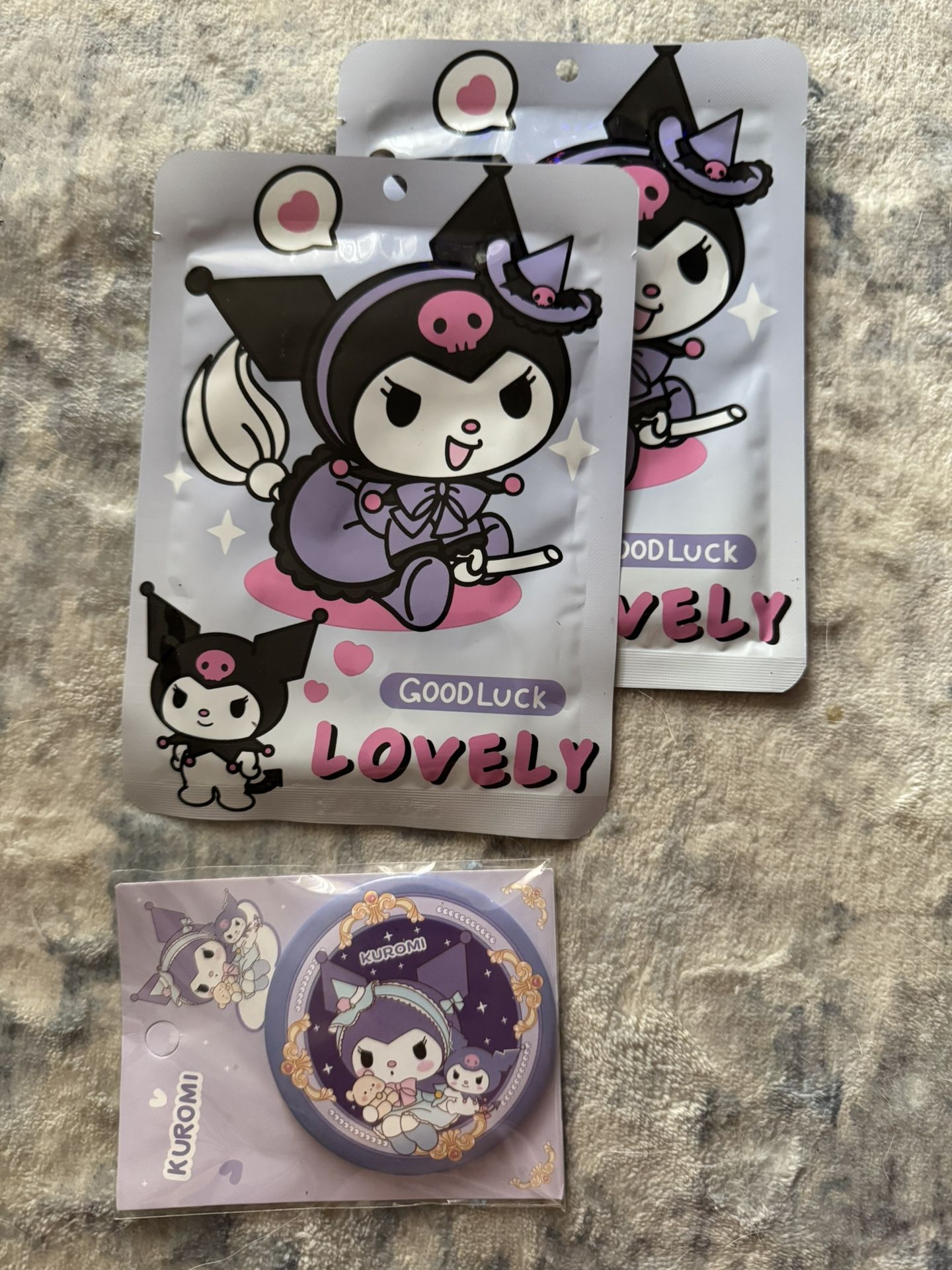 Sanrio Kuromi Face Mask