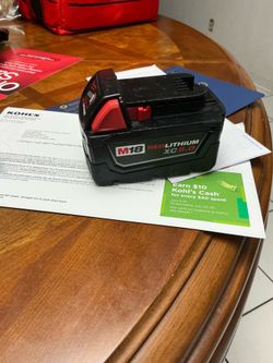 MILWAUKEE BATTERY RED LITHIUM XC 5.0!! ALMOST NEW! In GREAT CONDITION!