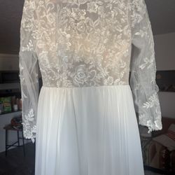 long sleeve wedding dress 