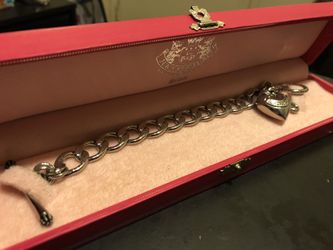 Juicy Couture Heart Chain Link Bracelet $30