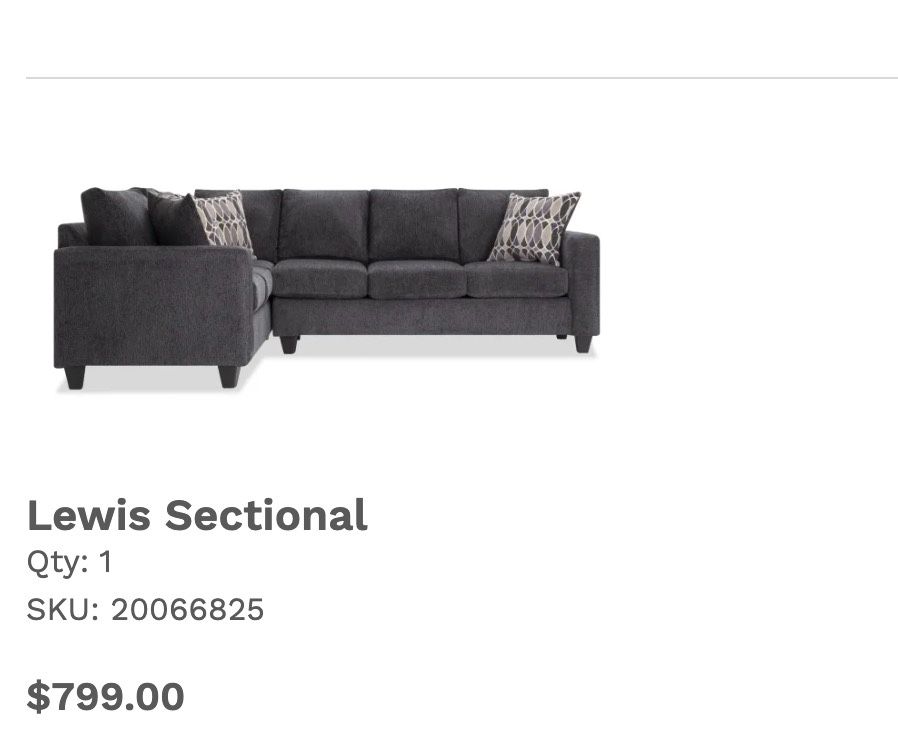 Grey Sectional
