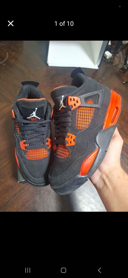 AJ4 Retro (GS) "Red Thunder" Size 5y