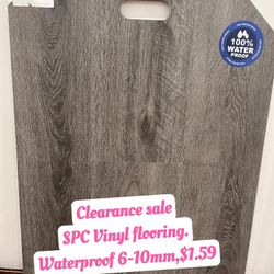  SPC Vinyl Flooring, Waterproof, 6 mm $1.59/sqft Autumn Specials
