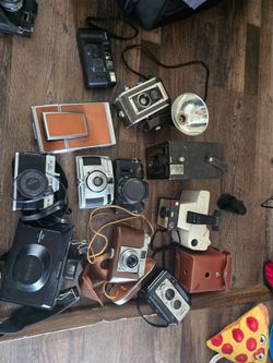 Vintage Camera Lot-12 Cameras