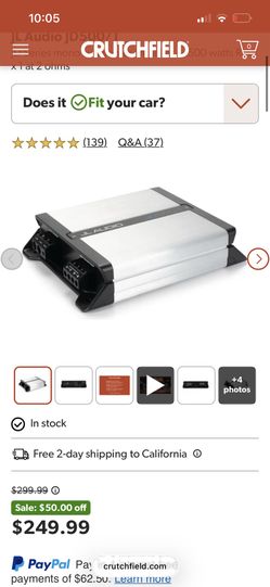 Jl car amplifier