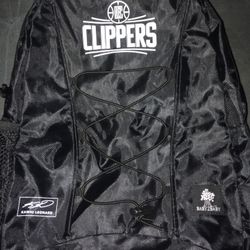 LA Clippers Black Backpack Kawhi Leonard / Size: 13” NEW LIMITED EDITION (STILL WITH TAG)