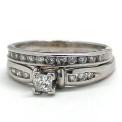 Ladies Diamond/Platinum Wedding Set