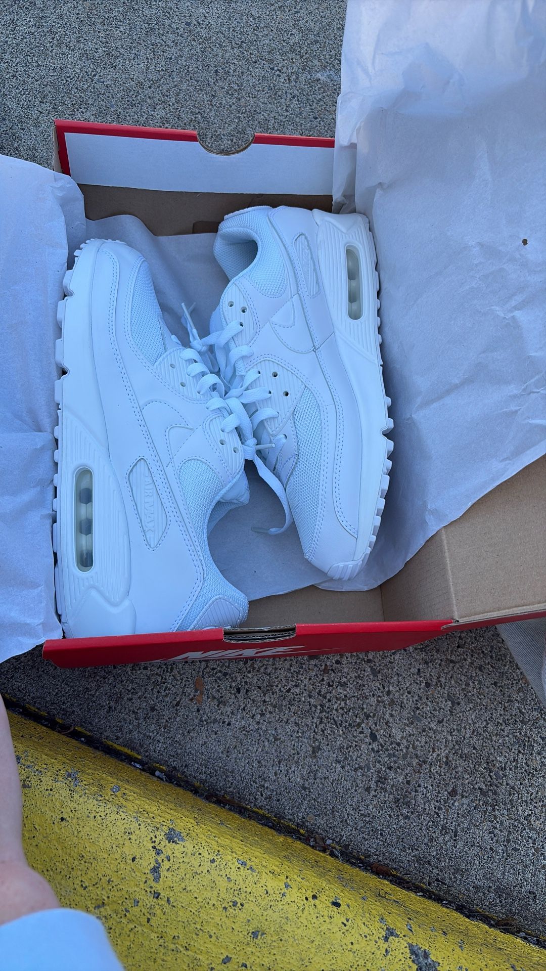 White Air Max 90 Never Worn