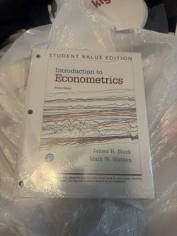 Introduction To Econometrics Textbook