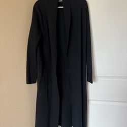 Long Black Cardigan Size-S $10