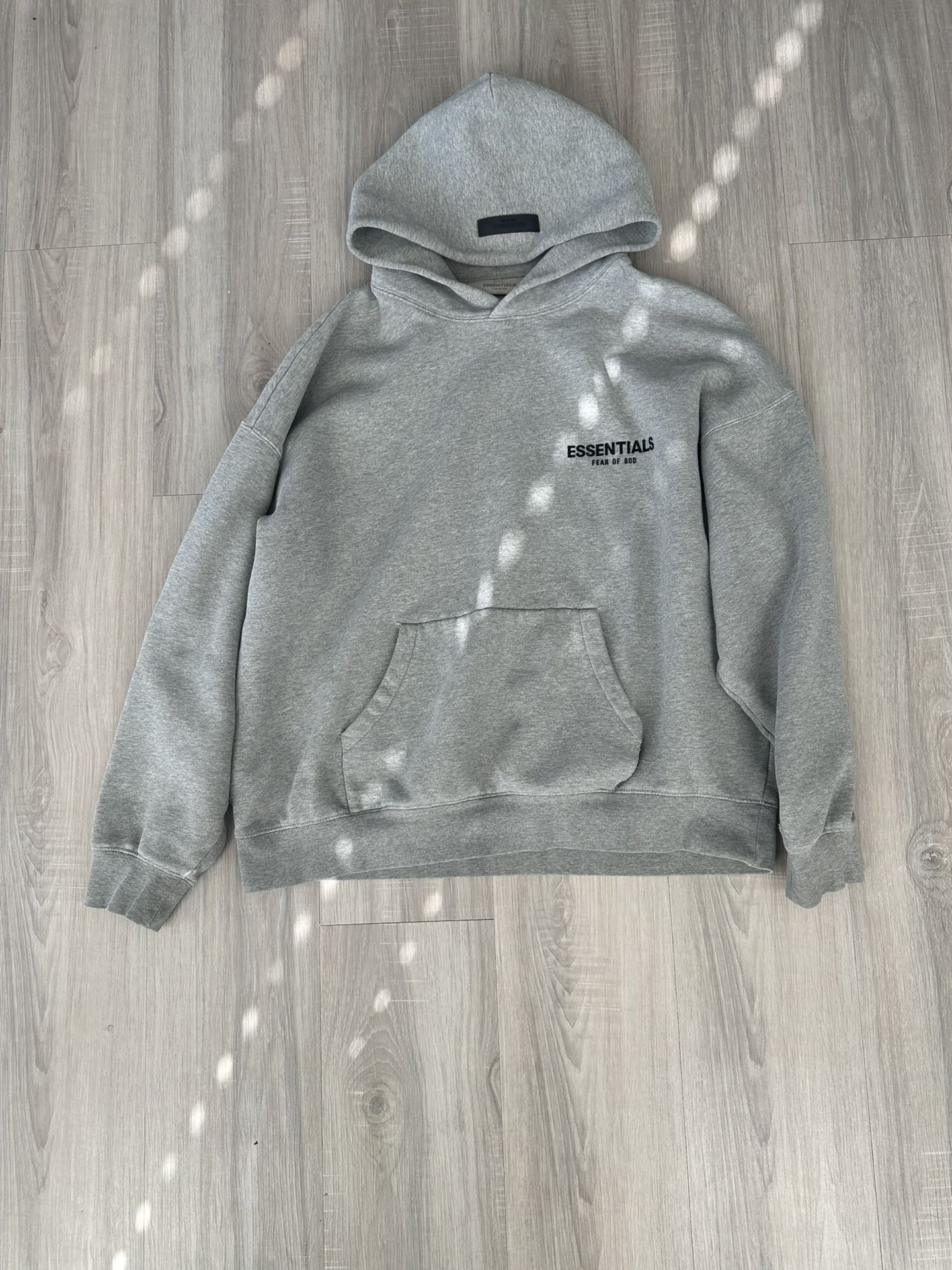 gray Essential Hoodie